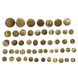 Lote Extra Quartzo Rutilado Dourado Olho de Gato 446,50 Ct