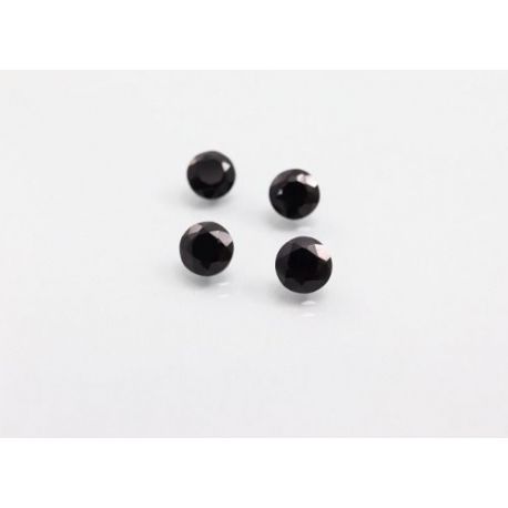 Turmalina Negra Lapidada Redondo 7 Mm Kit 4 Peças